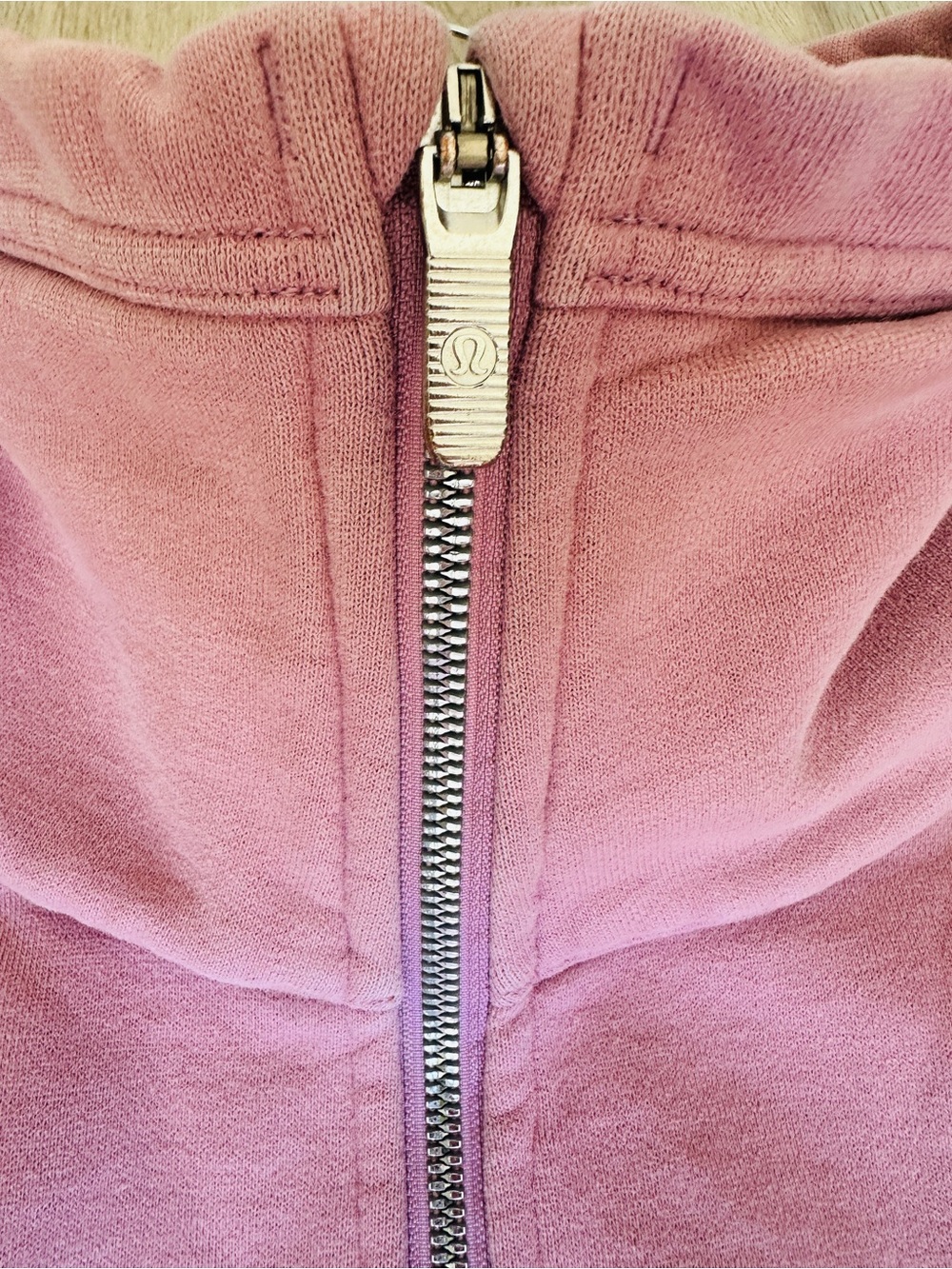 Lululemon Athletica Dusty Pink Full-Zip Funnel Neck Jacket - Picture 3 of 6